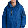Port Authority Mens Waterproof Full Zip Hooded Jacket - Royal Blue
