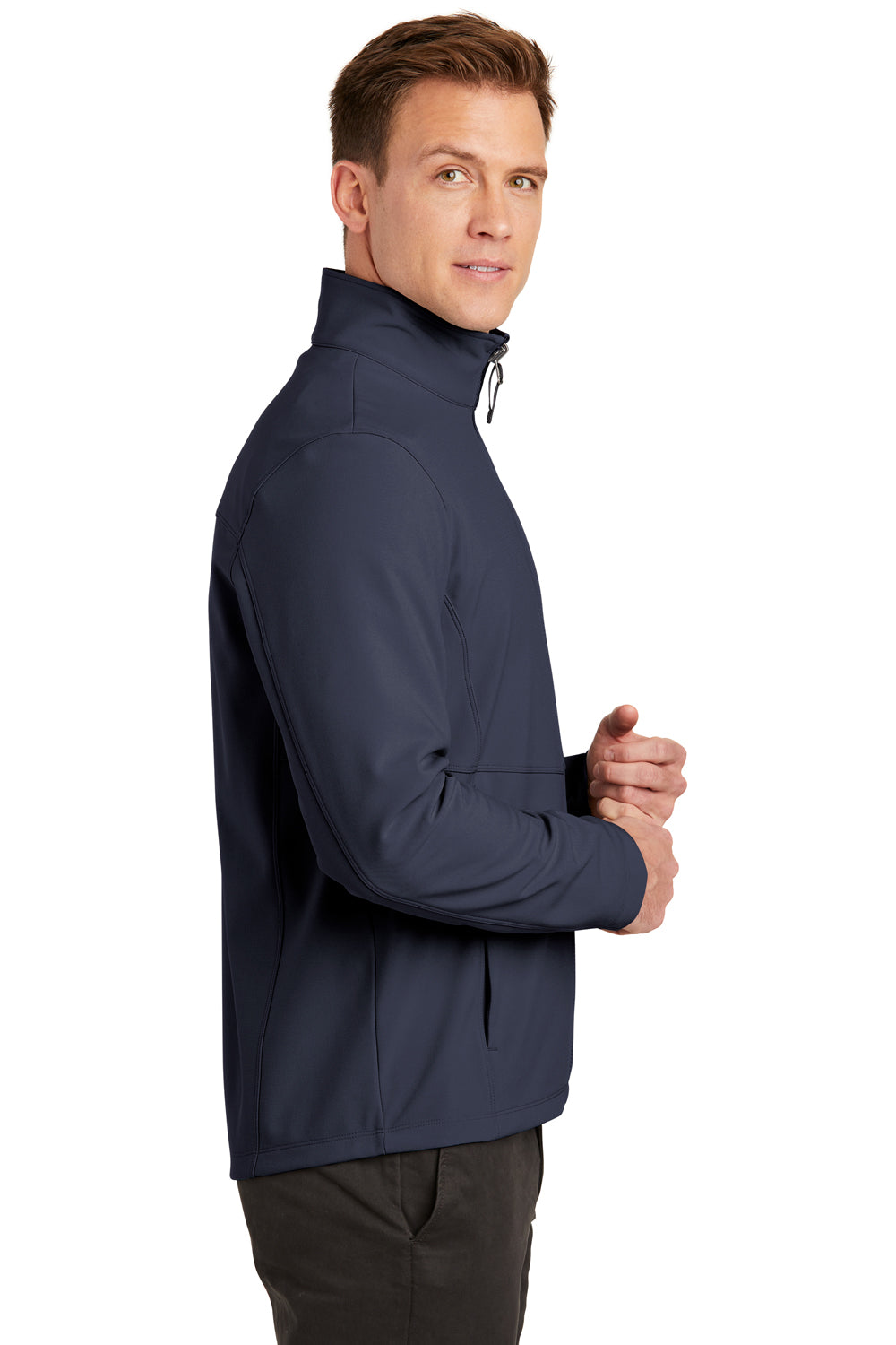 Port Authority J901 Mens Collective Wind & Water Resistant Full Zip Jacket River Blue Side
