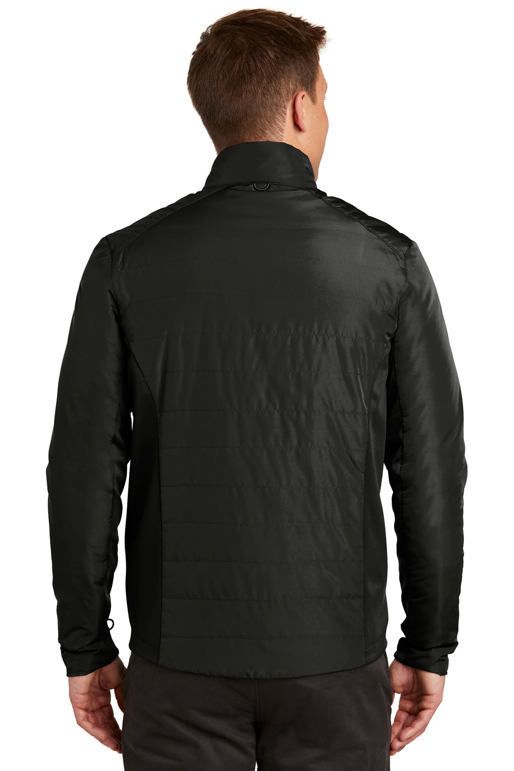 Port Authority J902 Mens Collective Wind & Water Resistant Full Zip Jacket Black Back