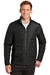 Port Authority J902 Mens Collective Wind & Water Resistant Full Zip Jacket Black Front