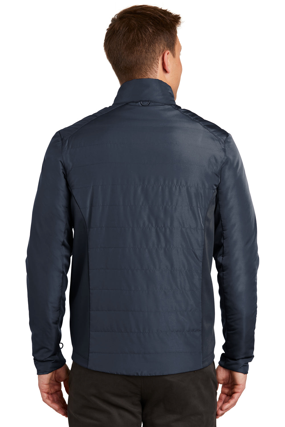 Port Authority J902 Mens Collective Wind & Water Resistant Full Zip Jacket River Blue Back