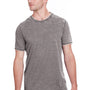 J America Mens Vintage Zen Jersey Short Sleeve Crewneck T-Shirt - Cement Grey