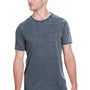J America Mens Vintage Zen Jersey Short Sleeve Crewneck T-Shirt - Vintage Navy Blue