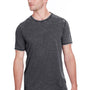 J America Mens Vintage Zen Jersey Short Sleeve Crewneck T-Shirt - Twisted Black