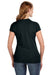 J America JA8138 Womens Glitter Short Sleeve Crewneck T-Shirt Black Back