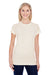 J America JA8138 Womens Glitter Short Sleeve Crewneck T-Shirt White Front