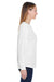 J America JA8229 Mens Game Day Jersey Long Sleeve Crewneck T-Shirt White Side