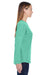 J America JA8229 Mens Game Day Jersey Long Sleeve Crewneck T-Shirt Mint Green Side