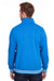 J America JA8650 Mens Relay Fleece 1/4 Zip Sweatshirt Royal Blue Back