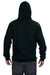 J America JA8824 Mens Premium Fleece Hooded Sweatshirt Hoodie Black Back