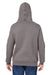 J America JA8824/8824 Mens Premium Fleece Hooded Sweatshirt Hoodie Fossil Grey Back