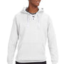 J America Mens Sport Lace Hooded Sweatshirt Hoodie - White