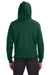 J America JA8830 Mens Sport Lace Hooded Sweatshirt Hoodie Forest Green Back