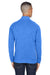 J America JA8869 Mens Fleece 1/4 Zip Sweatshirt Royal Blue Back
