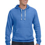 J America Mens Fleece Hooded Sweatshirt Hoodie - Royal Blue