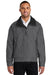 Port Authority JP54 Mens Competitor Wind & Water Resistant Full Zip Jacket Smoke Grey Front