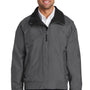 Port Authority Mens Competitor Wind & Water Resistant Full Zip Jacket - Deep Smoke Grey