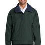 Port Authority Mens Competitor Wind & Water Resistant Full Zip Jacket - True Hunter Green - Closeout