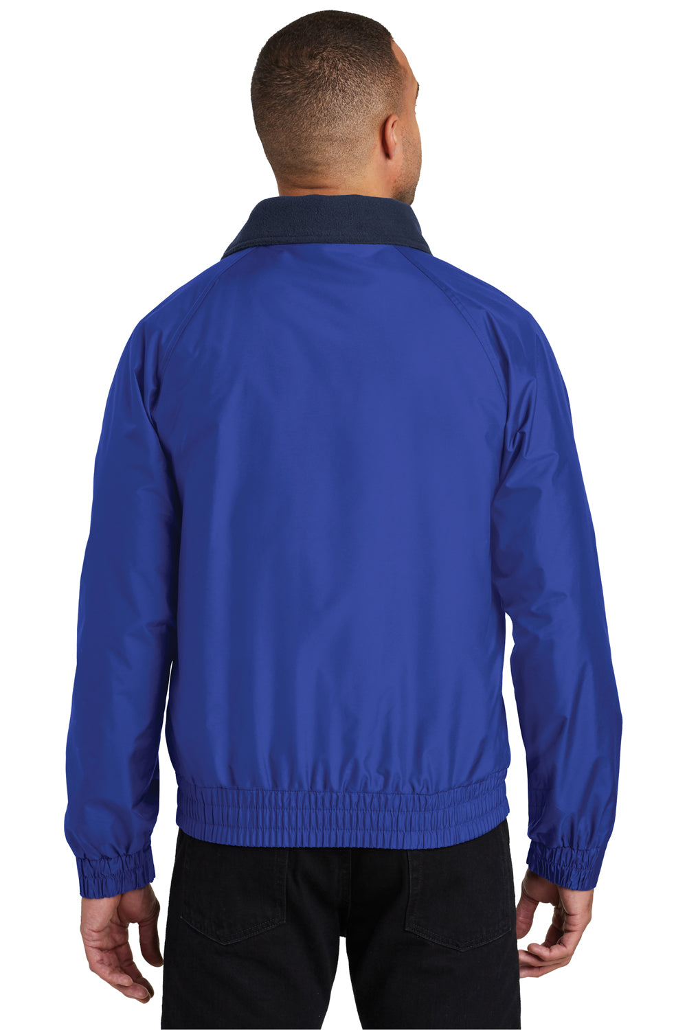 Port Authority JP54 Mens Competitor Wind & Water Resistant Full Zip Jacket Royal Blue Back