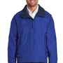 Port Authority Mens Competitor Wind & Water Resistant Full Zip Jacket - True Royal Blue - Closeout