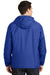 Port Authority JP56 Mens Team Wind & Water Resistant Full Zip Hooded Jacket Royal Blue Back