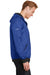 Sport-Tek JST53 Mens Wind & Water Resistant Full Zip Hooded Jacket Royal Blue Side