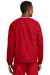 Sport-Tek JST62 Mens Wind & Water Resistant V-Neck Jacket Red Back