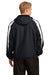 Sport-Tek JST81 Mens Full Zip Hooded Jacket Black Back