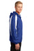 Sport-Tek JST81 Mens Full Zip Hooded Jacket Royal Blue Side