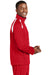 Sport-Tek JST90 Mens Full Zip Track Jacket Red Side
