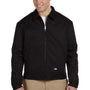 Dickies Mens Eisenhower Stain Resistant Full Zip Jacket - Black