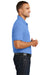 Port Authority K100 Mens Core Classic Short Sleeve Polo Shirt Carolina Blue Side