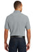 Port Authority K100 Mens Core Classic Short Sleeve Polo Shirt Grey Back