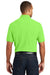 Port Authority K100 Mens Core Classic Short Sleeve Polo Shirt Lime Green Back