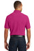 Port Authority K100 Mens Core Classic Short Sleeve Polo Shirt Azalea Pink Back