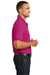 Port Authority K100 Mens Core Classic Short Sleeve Polo Shirt Azalea Pink Side