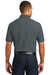 Port Authority K100P Mens Core Classic Short Sleeve Polo Shirt w/ Pocket Graphite Grey Back