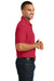 Port Authority K100P Mens Core Classic Short Sleeve Polo Shirt w/ Pocket Red Side