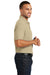 Port Authority K100P Mens Core Classic Short Sleeve Polo Shirt w/ Pocket Wheat Side