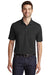 Port Authority K110 Mens Dry Zone Moisture Wicking Short Sleeve Polo Shirt Black Front