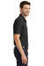 Port Authority K110 Mens Dry Zone Moisture Wicking Short Sleeve Polo Shirt Black Side