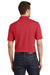 Port Authority K110 Mens Dry Zone Moisture Wicking Short Sleeve Polo Shirt Red Back