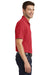 Port Authority K110 Mens Dry Zone Moisture Wicking Short Sleeve Polo Shirt Red Side