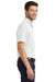 Port Authority K110 Mens Dry Zone Moisture Wicking Short Sleeve Polo Shirt White Side