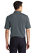 Port Authority K110P Mens Dry Zone Moisture Wicking Short Sleeve Polo Shirt w/ Pocket Graphite Grey Back