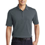 Port Authority Mens Dry Zone Moisture Wicking Short Sleeve Polo Shirt w/ Pocket - Graphite Grey