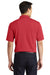 Port Authority K110P Mens Dry Zone Moisture Wicking Short Sleeve Polo Shirt w/ Pocket Red Back