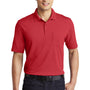 Port Authority Mens Dry Zone Moisture Wicking Short Sleeve Polo Shirt w/ Pocket - Rich Red