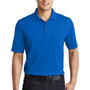 Port Authority Mens Dry Zone Moisture Wicking Short Sleeve Polo Shirt w/ Pocket - True Royal Blue