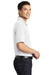 Port Authority K110P Mens Dry Zone Moisture Wicking Short Sleeve Polo Shirt w/ Pocket White Side